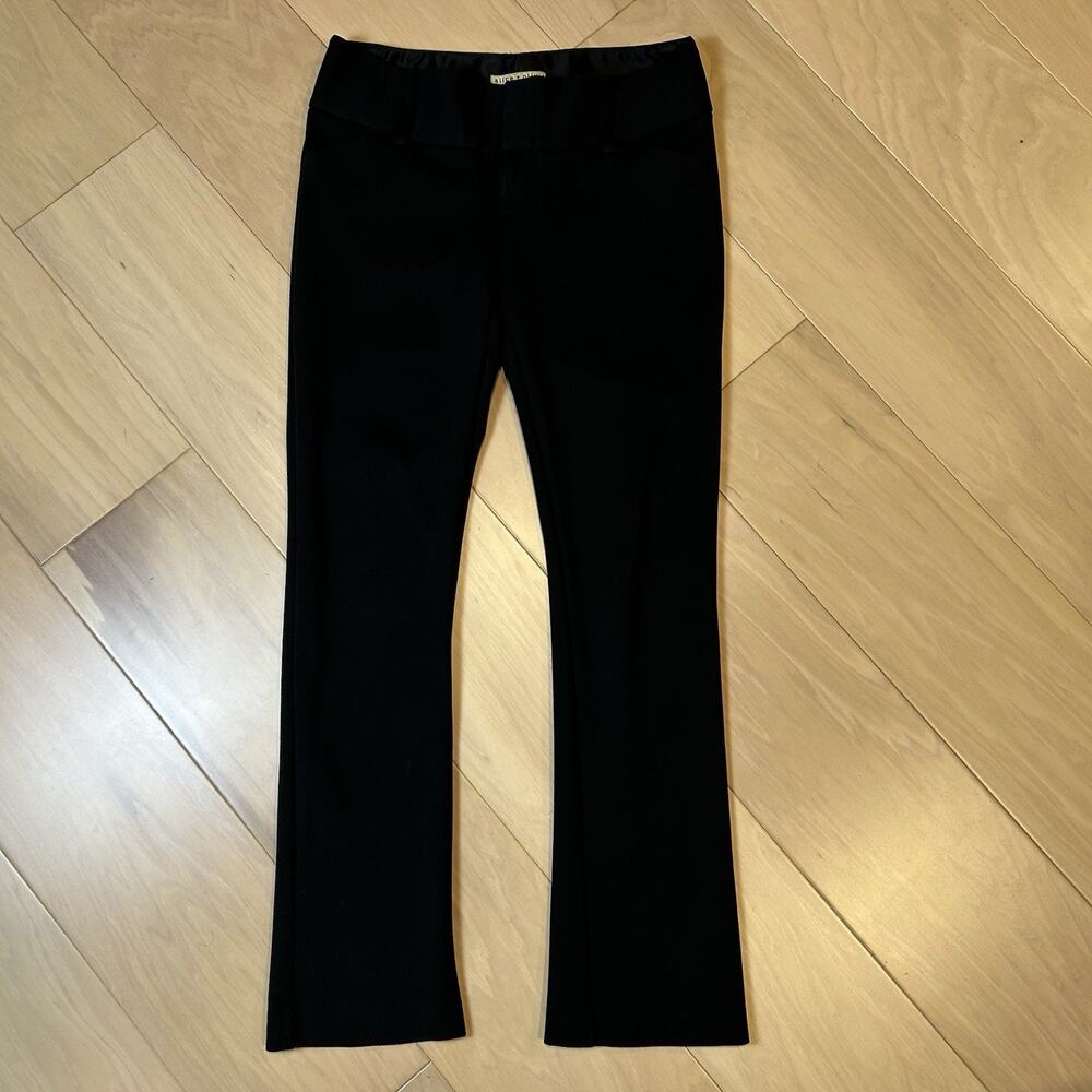 Alice + Olivia Black Trousers Low Rise Women’s 31